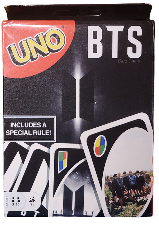 UNO BTS Card Game - Special Edition with Dancing Wild Rule and BTS Images