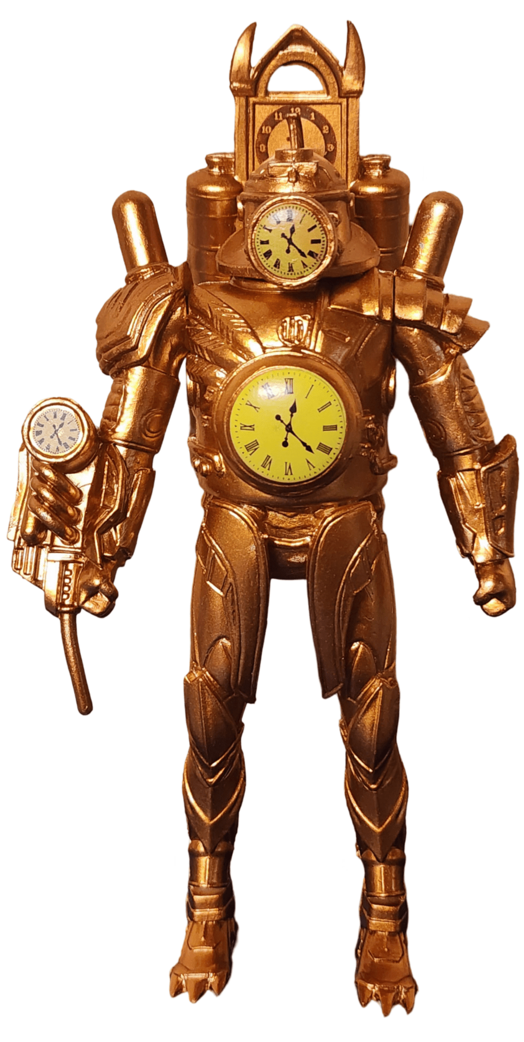 Skibidi Toilet Titans Clock Man Anime Figure - 17cm PVC+ABS - No Stand.