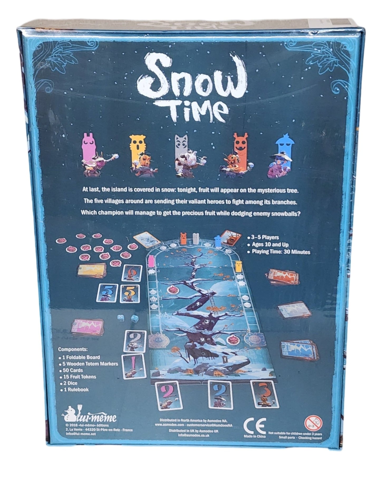 Snow Time Board Game by Frank Meyer - 3-5 Players, Ages 10 and Up