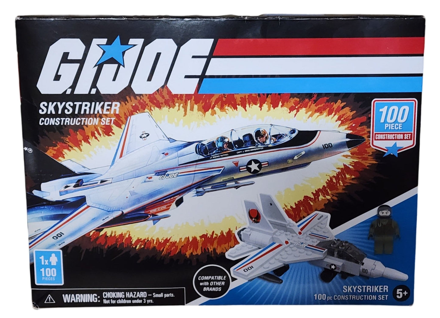 G.I. JOE Skystriker Construction Set - 100 Piece Set by Hasbro