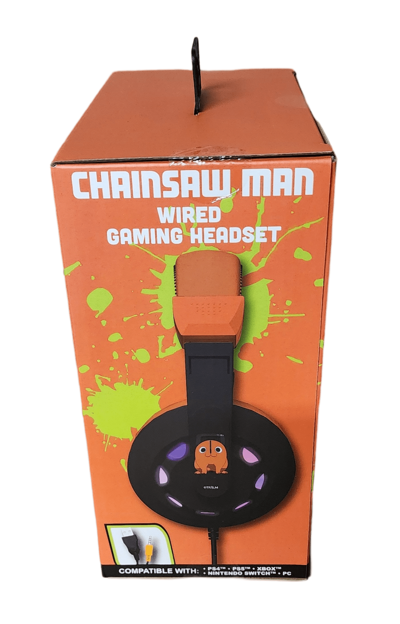 Chainsaw Man Wired Gaming Headset - Multi-Platform Compatibility