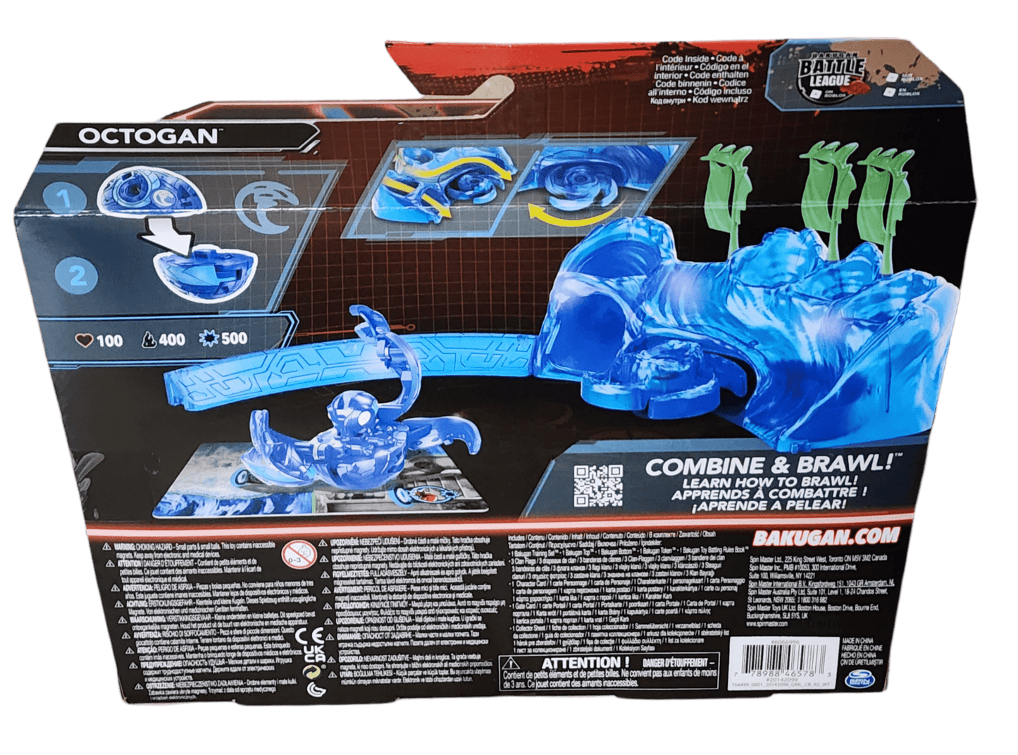 Bakugan Training Set with Octogan - Aquatic Clan Themed