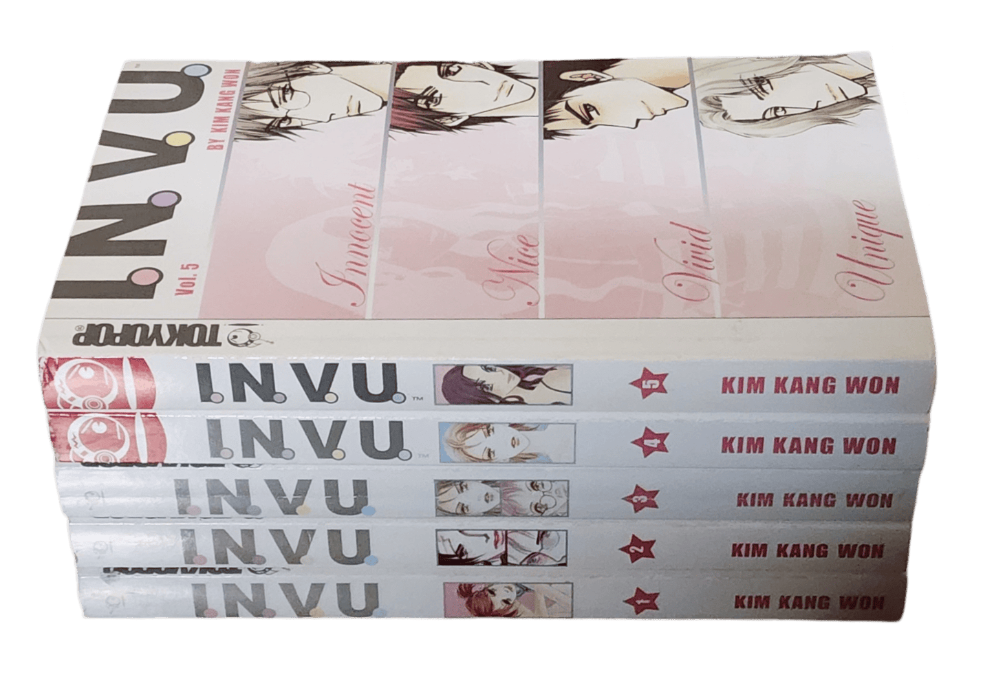 I.N.V.U. Manhwa Series by Kim Kang-won (Volumes 1-5) – English Manga