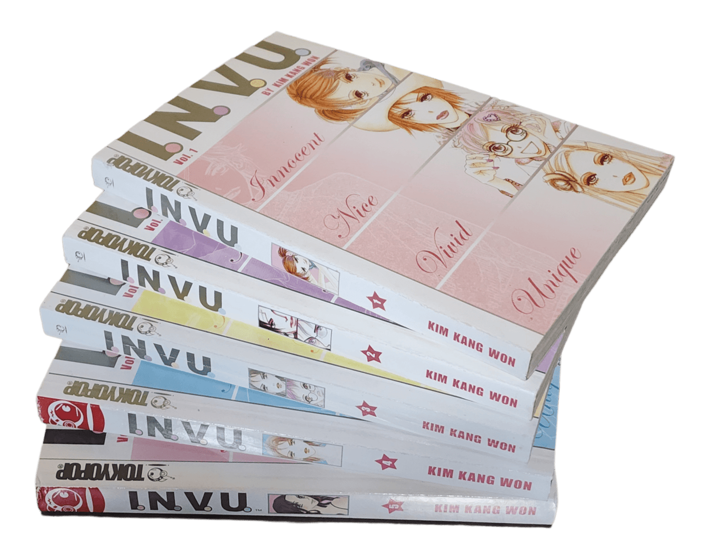 I.N.V.U. Manhwa Series by Kim Kang-won (Volumes 1-5) – English Manga