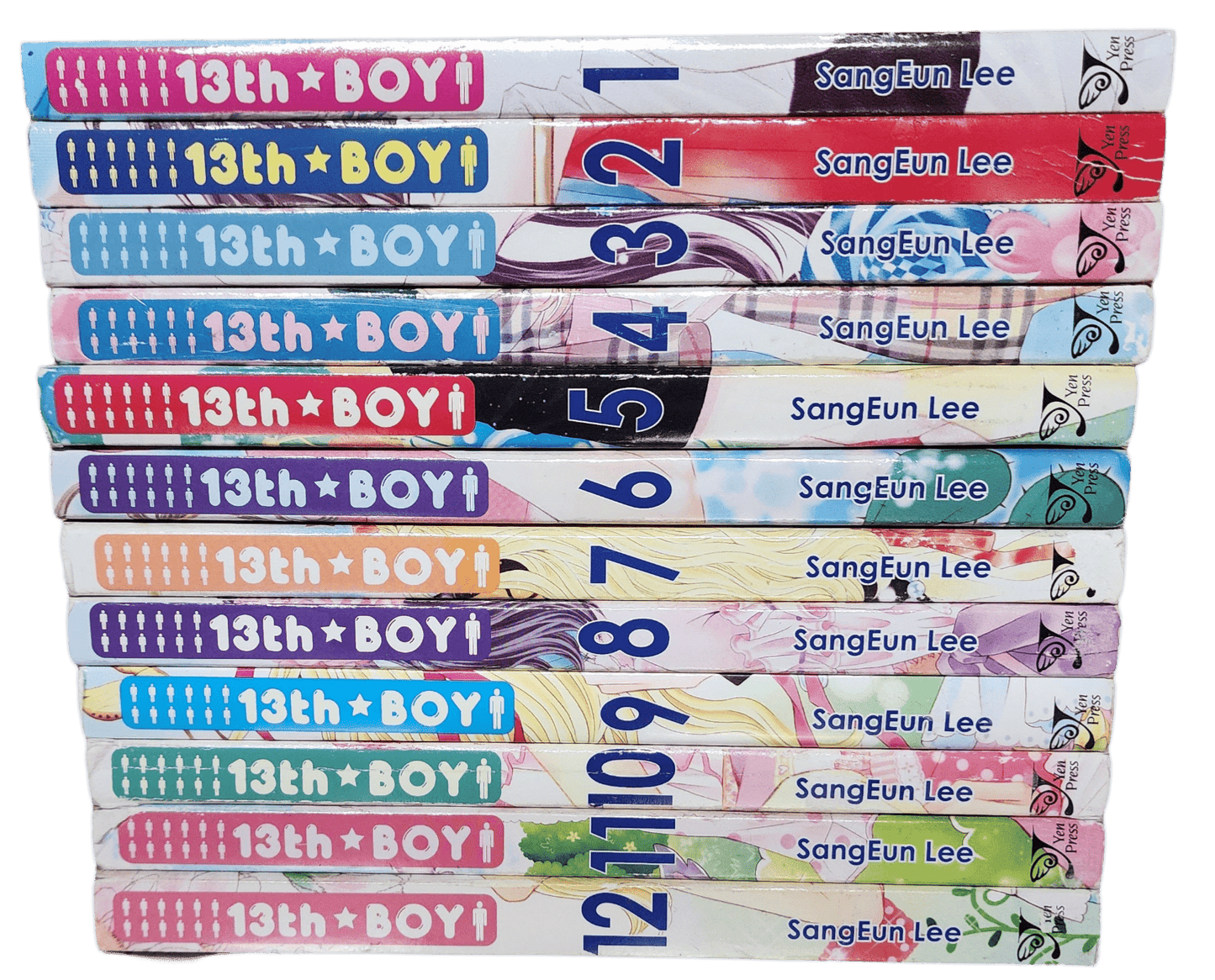 13th Boy Vol 1-12 by SangEun Lee Manhwa English Manga Complete Series