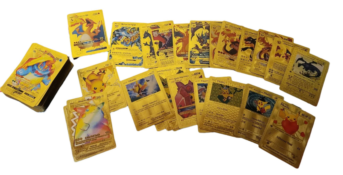 Gold Foil Pokemon Cards. 110 cards in sealed box.