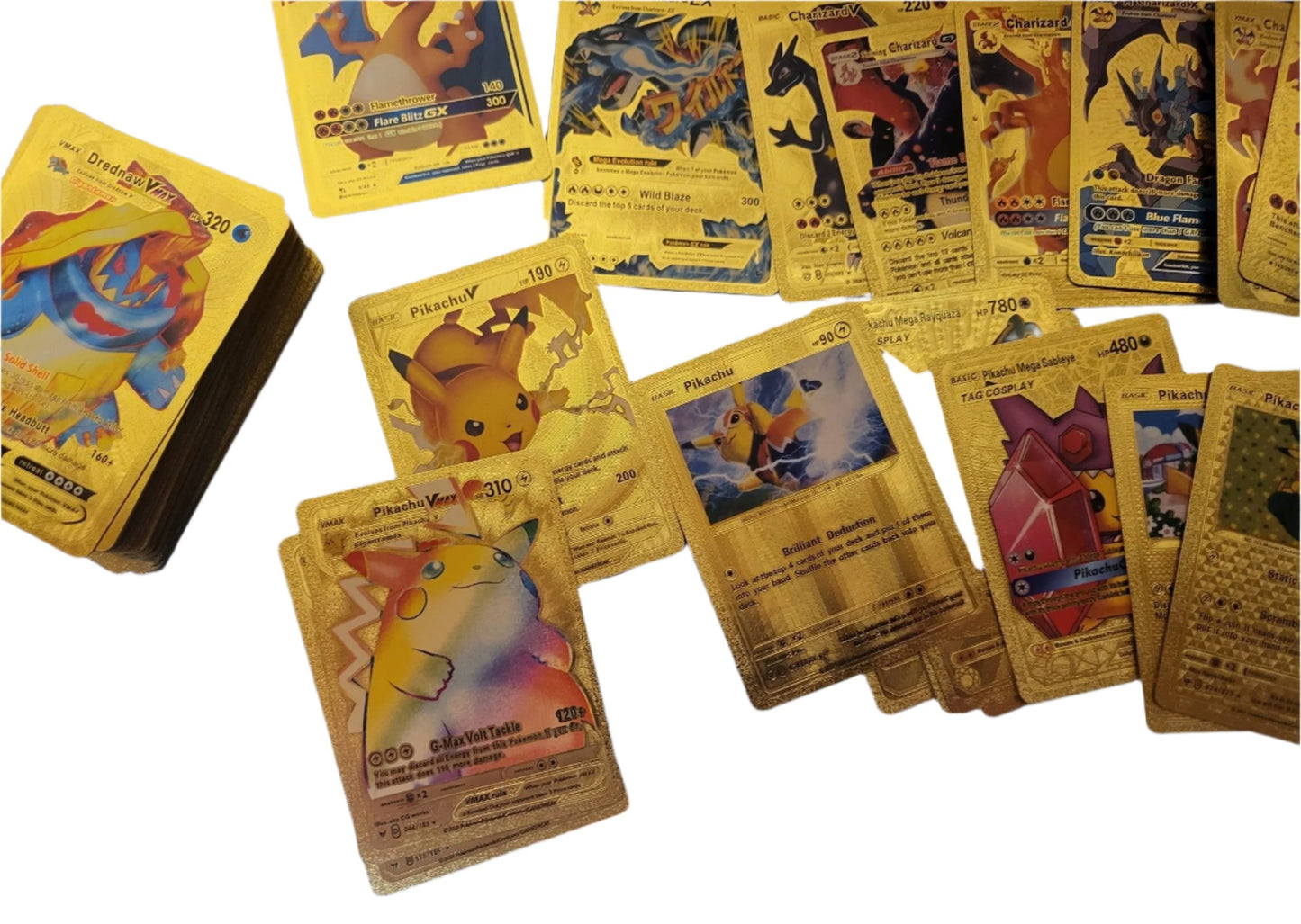 Gold Foil Pokemon Cards. 110 cards in sealed box.