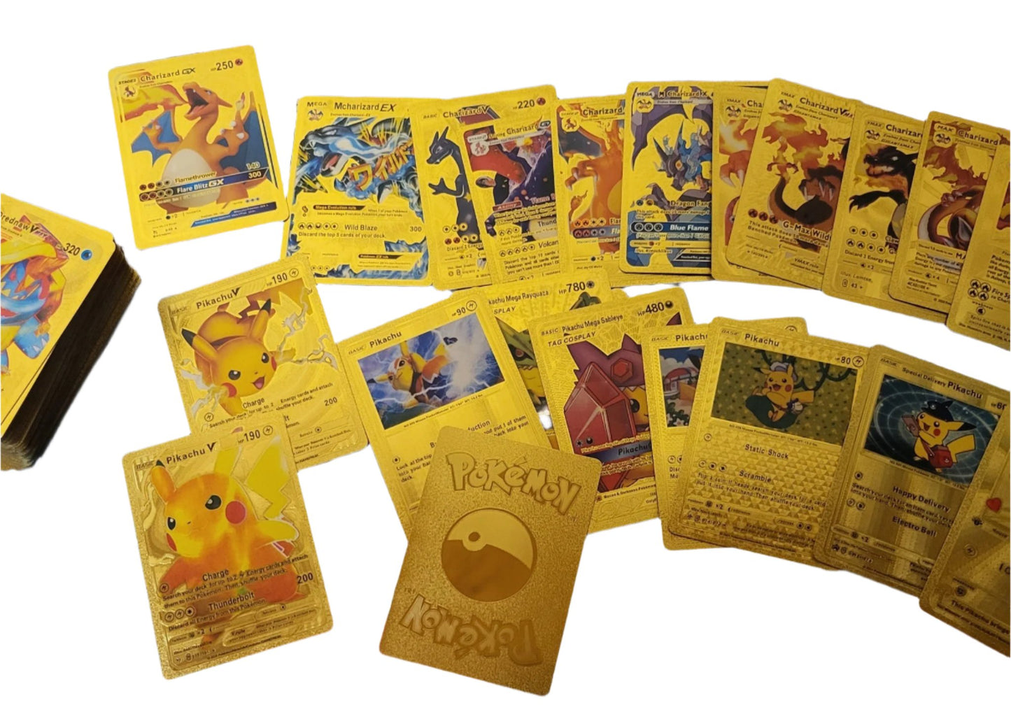 Gold Foil Pokemon Cards. 110 cards in sealed box.