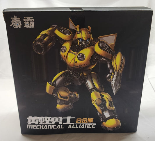 Deformation Toys Series Mechanical Alliance YS-03 Metal Version.  Box has been opened, but Bumblebee hasn't been removed.