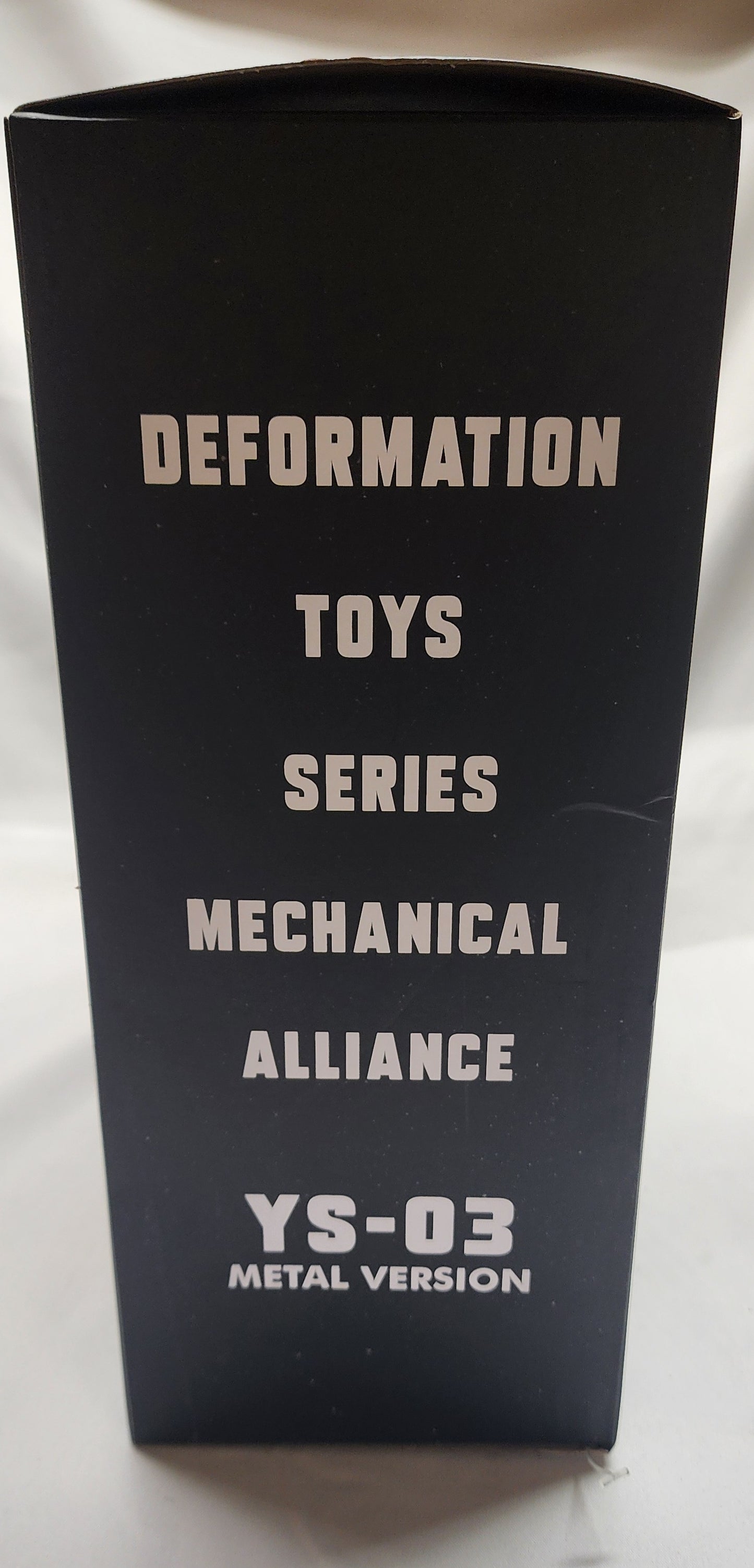 Deformation Toys Series Mechanical Alliance YS-03 Metal Version.  Box has been opened, but Bumblebee hasn't been removed.