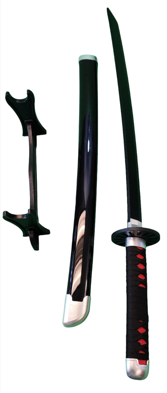 Demon Slayer Katana, Bamboo Japanese Anime Cosplay Sword. Tanjirou. 30" Blade.
