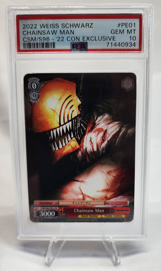 2022 Weiss Schwarz #PE01 Chainsaw Man PSA 10