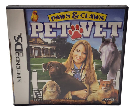 Nintendo DS:  PAWS & CLAWS PET VET