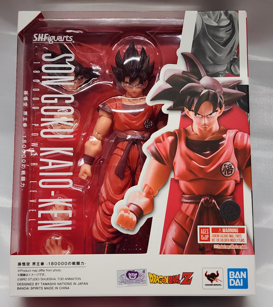 Goku Kaio Ken 180,000 Bandai S.H. Figuarts Tamashii Nations Dragon Ball Z 2023