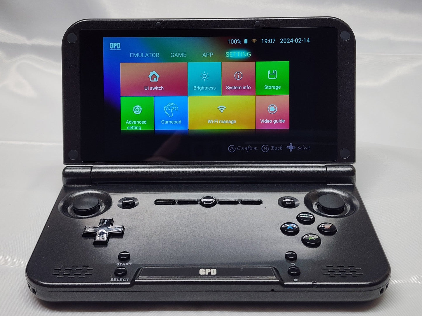 GPD XD Plus Handheld Gaming Console 5" Touchscreen. Used