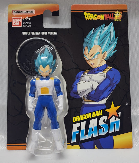 Dragon Ball Flash.  Super Saiyan Blue Vegeta. Bandai Namco. 4” Action Figure