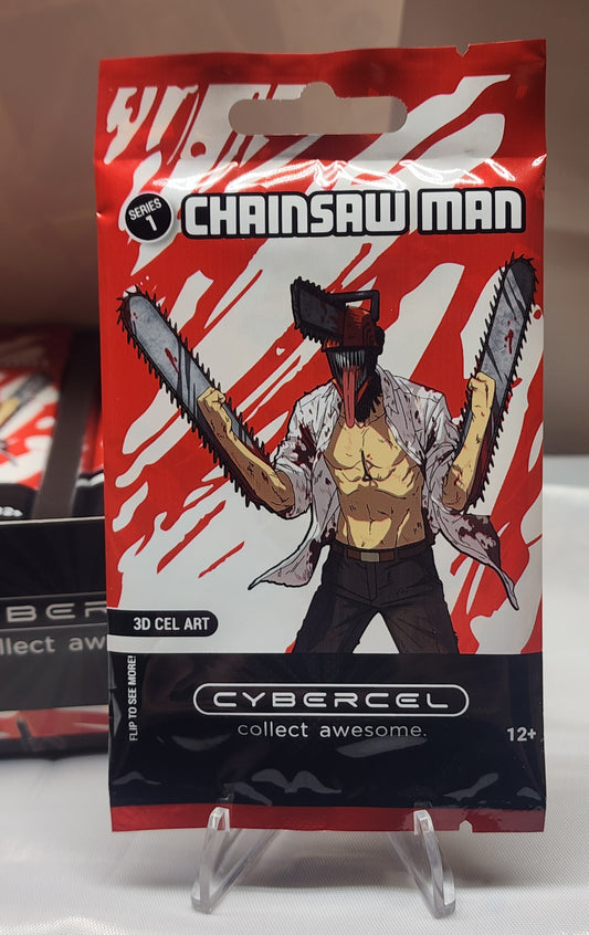 Chainsaw Man Series 1 Cybercel 3D Cel Art Collectible Pack New Sealed. 1 Pack