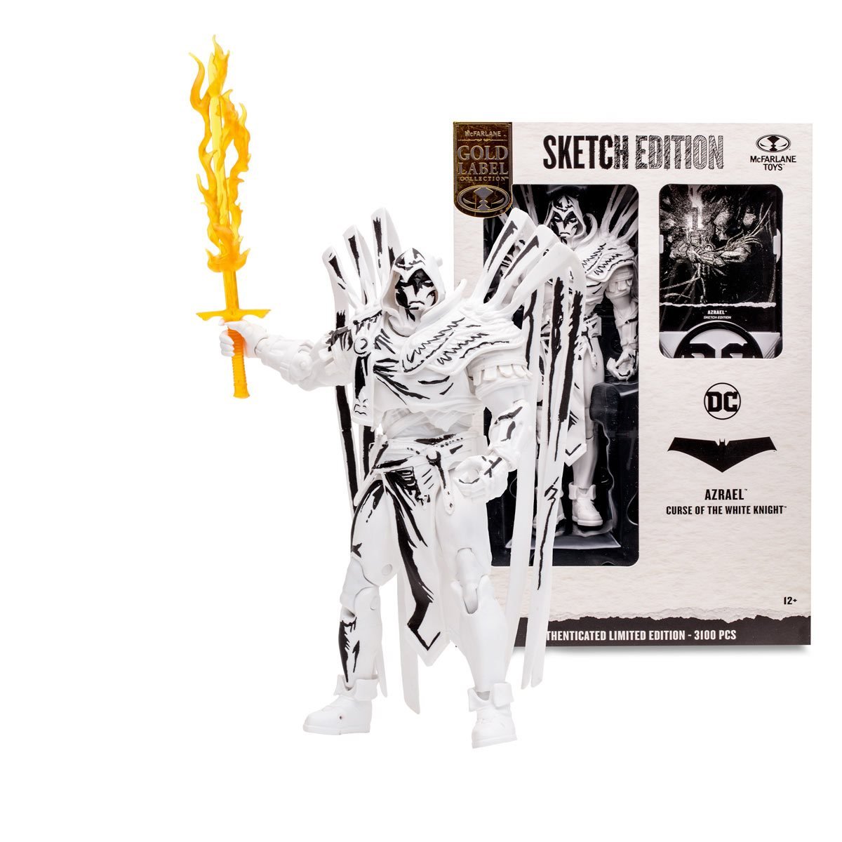 Entertainment Earth Exclusive: Azrael Curse of the White Knight Sketch Gold Label 7-Inch Action Figure