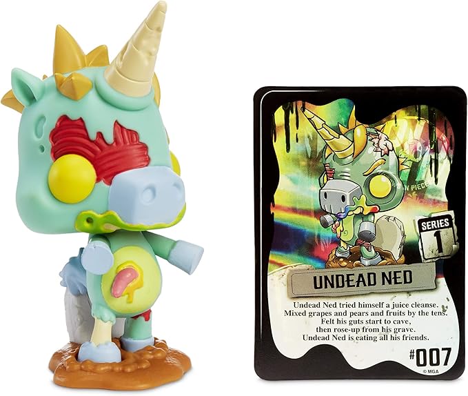 MGA Entertainment R.I.P. Rainbows in Pieces - Undead Ned Gnarly Unicorn