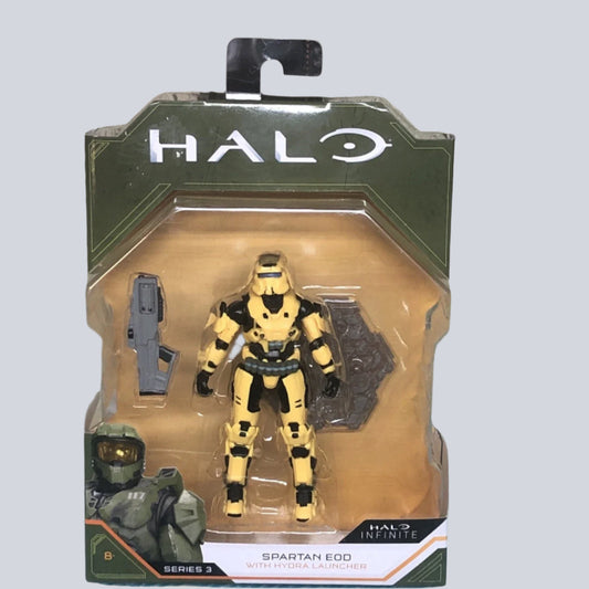 Halo Infinite Series 3 Spartan EOD w/ Hydra Launcher Action Figure