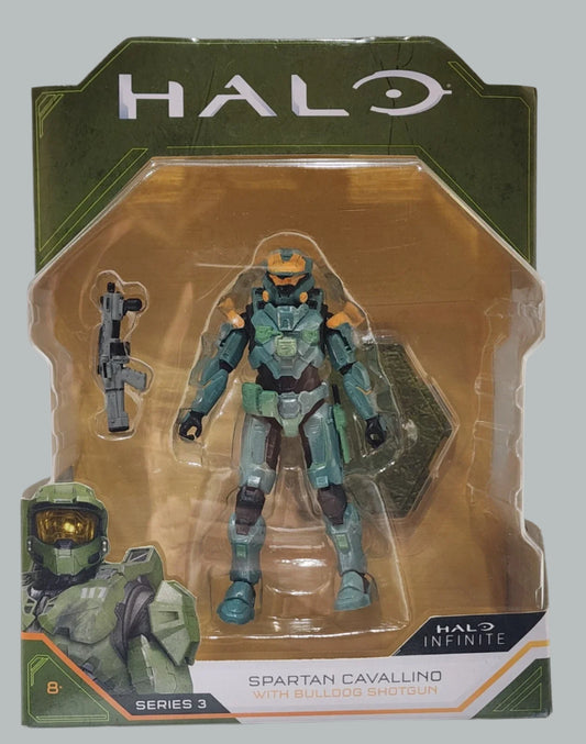 Halo Infinite – Series 3 – Spartan Cavallino with Bulldog Shotgun 4"